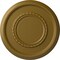 Ekena Millwork Federal Roped Large Ceiling Medallion (Fits Canopies up to 7 3/4"), 17 3/8"OD x 1 1/8"P, Gold CM17FEGLS - alternate 1